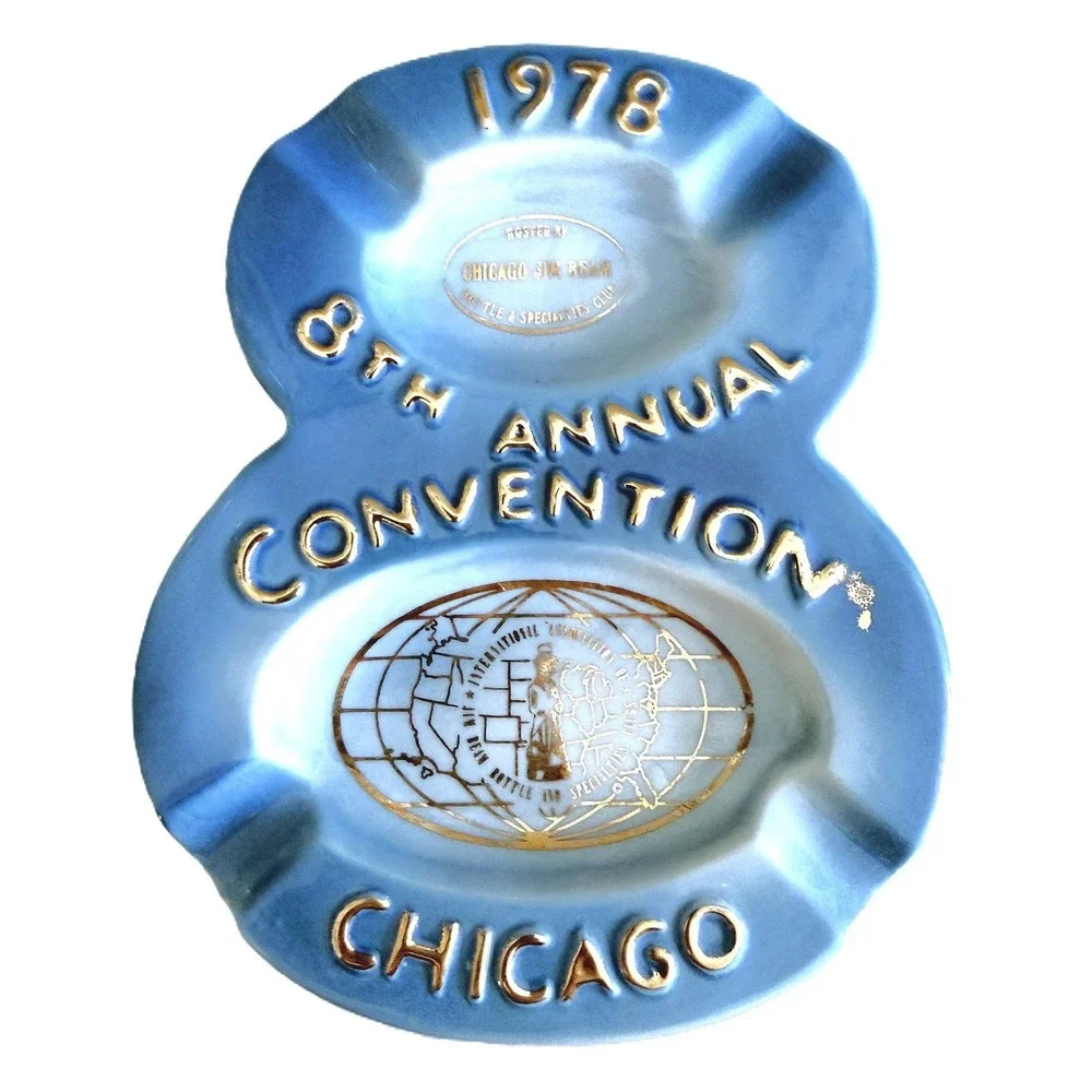 1978 Jim Beam 8th Convention Ashtray Chicago Regal China Vintage Collector Piece